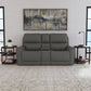 Flexsteel Carter Power Reclining Loveseat with Console & Power Headrests & Lumbar