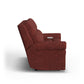 Flexsteel Bernard Power Reclining Sofa with Console, Power Headrest, & Lumbar