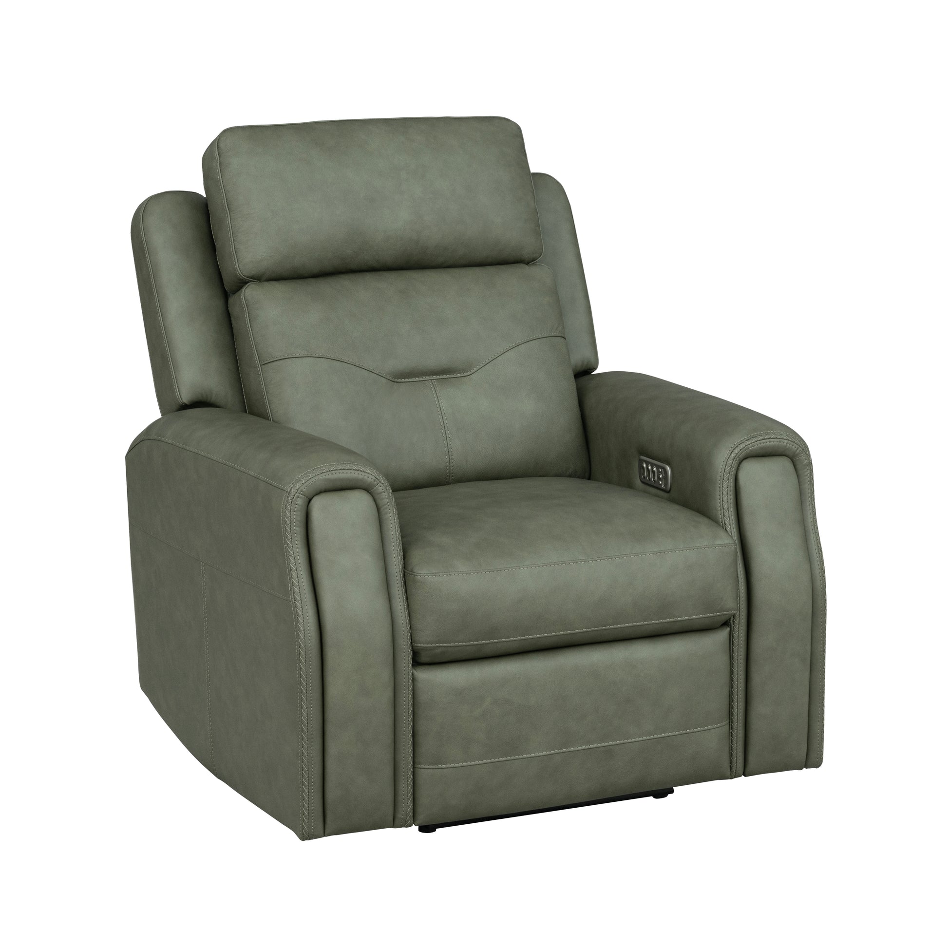Flexsteel Felix Power Recliner with Power Headrest, Lumbar, Heat & Massage