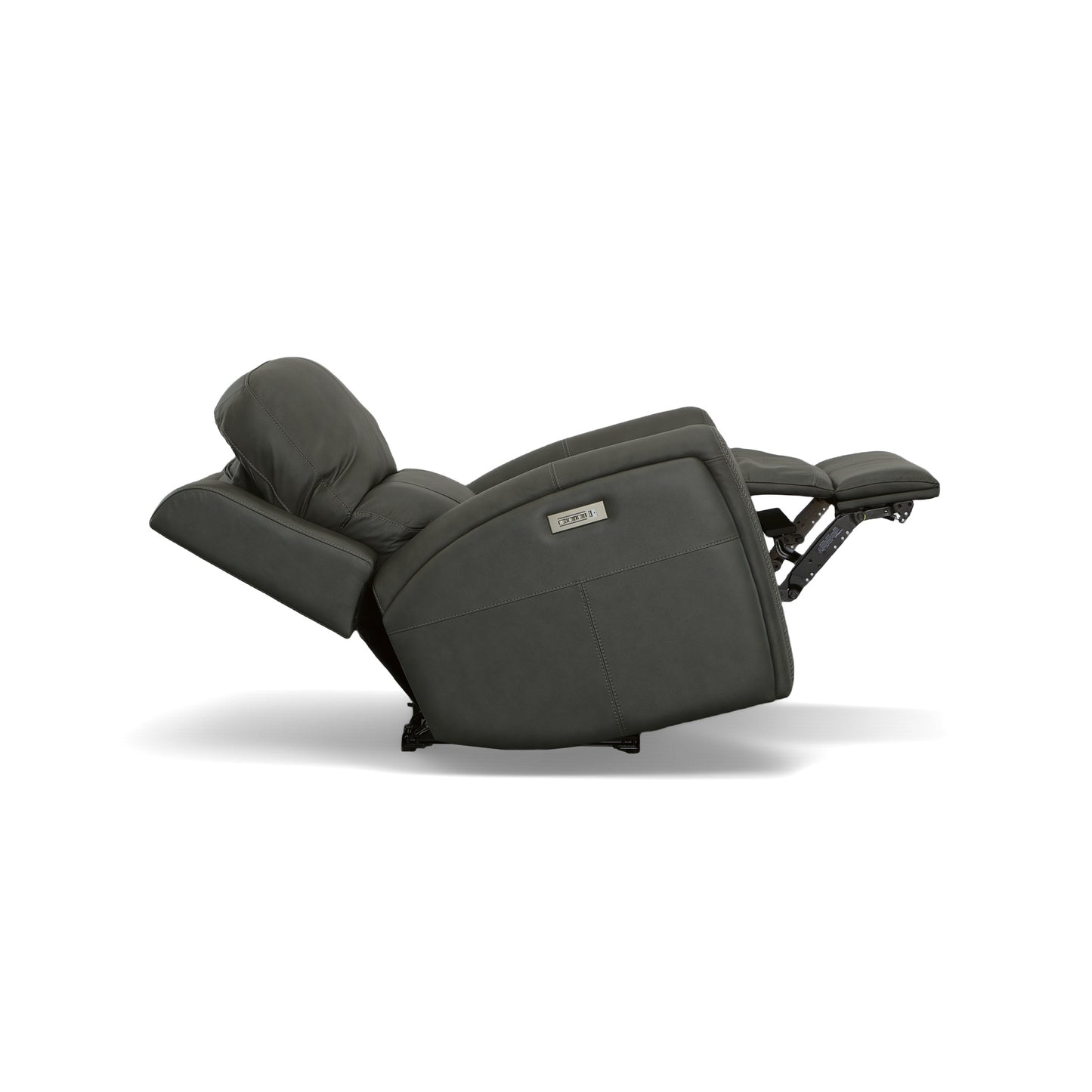 Flexsteel Linden Power Swivel Gliding Recliner with Power Headrest, Lumbar, Heat & Massage