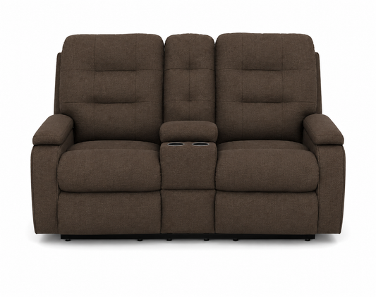 Kerrie Reclining Loveseat with Console