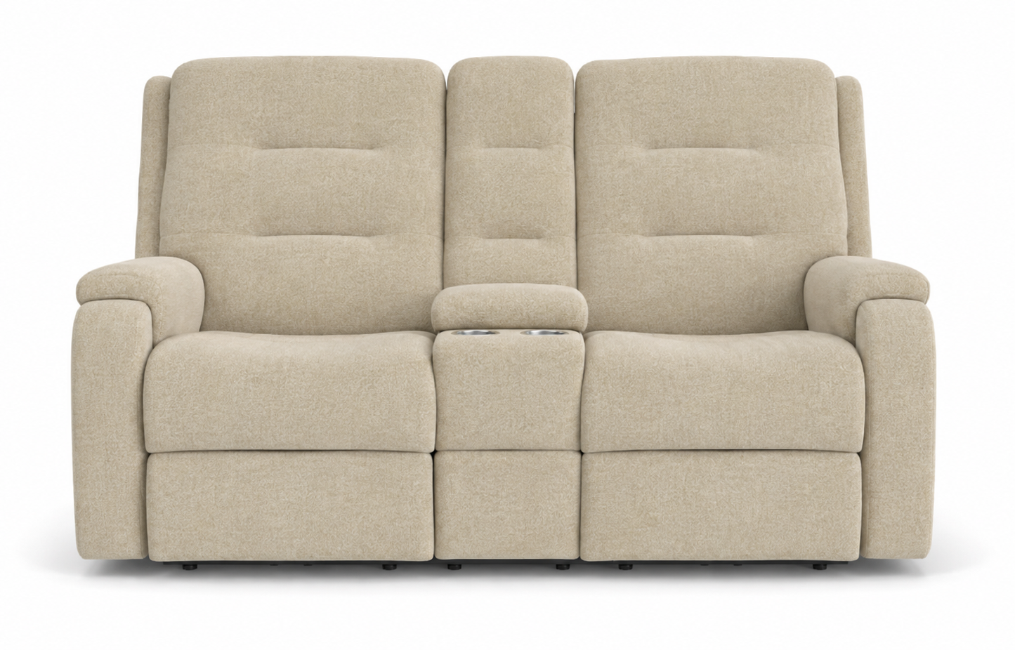 Arlo Power Reclining Loveseat with Console and Power Headrests and Lumbar
