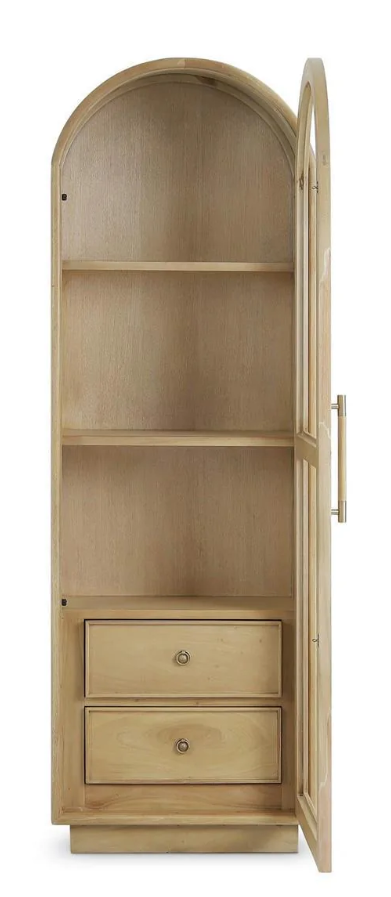 Vannes Single Door Display Cabinet