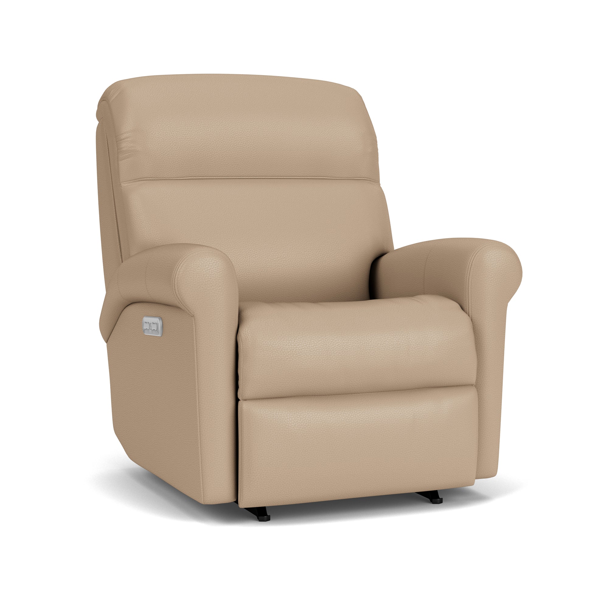 Flexsteel Davis Power Rocking Recliner with Power Headrest