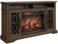 62" Media Mantel w/ 28" Electric Fireplace