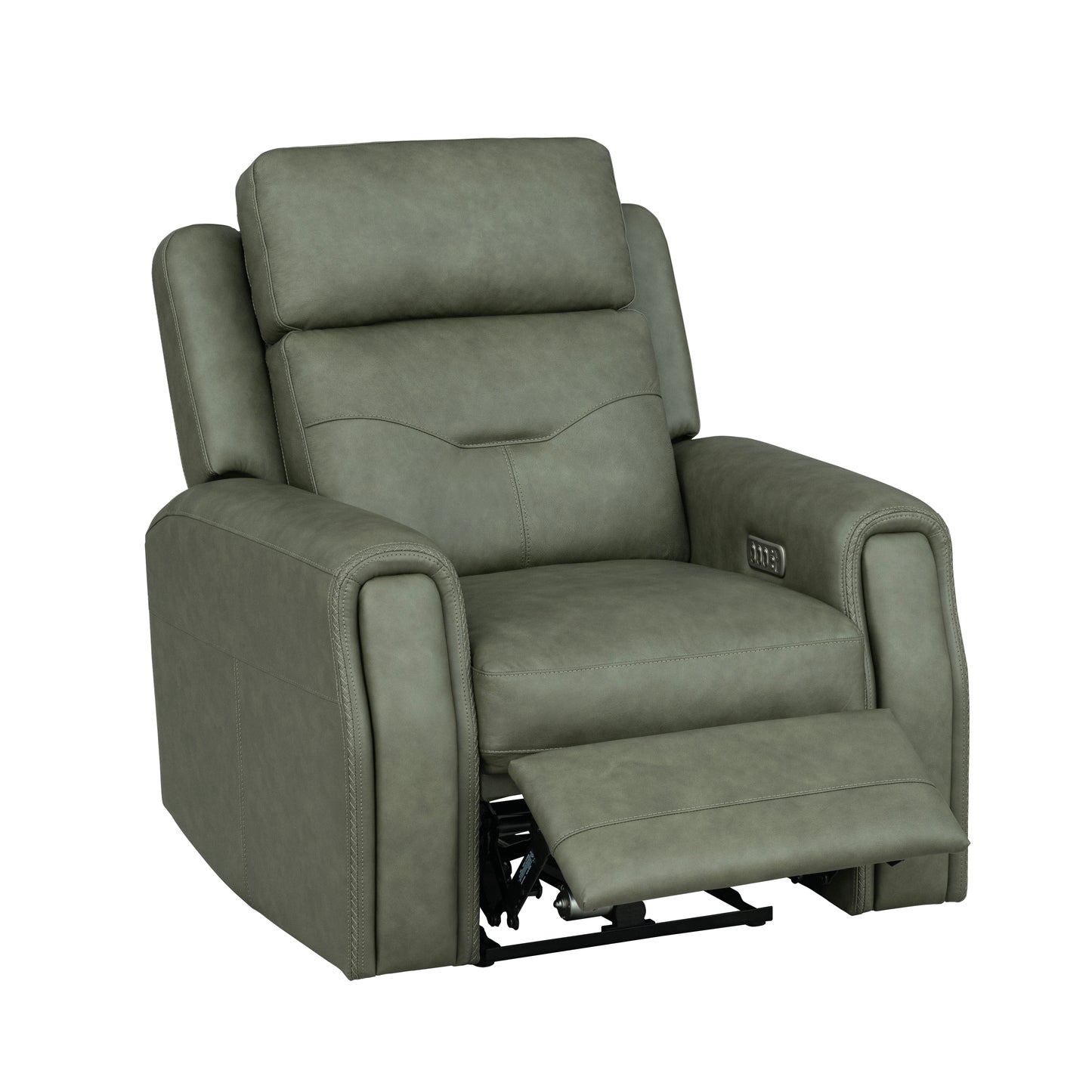 Flexsteel Felix Power Recliner with Power Headrest, Lumbar, Heat & Massage