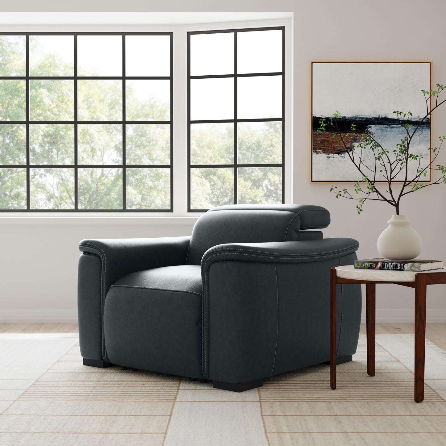 Flexsteel Camden Power Recliner with Power Headrest