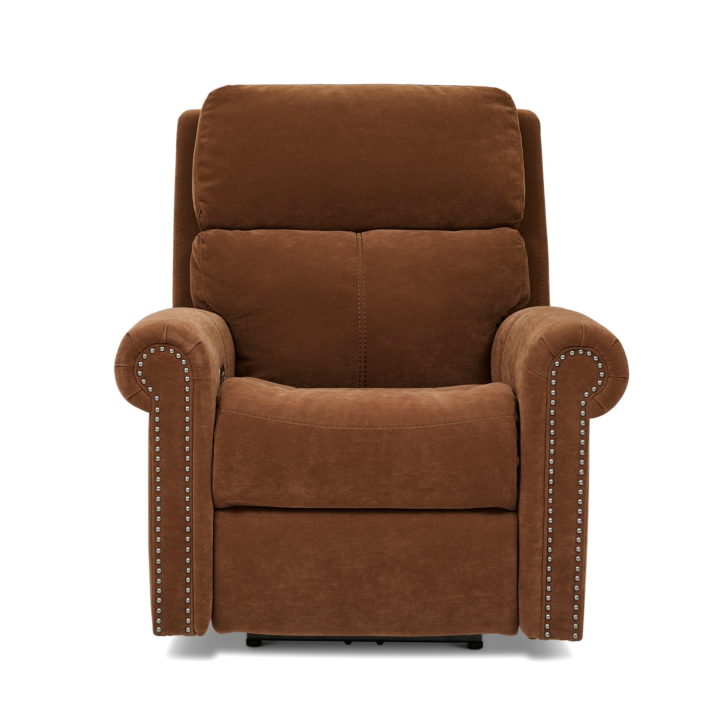 Flexsteel Bernard Power Recliner with Power Headrest & Lumbar