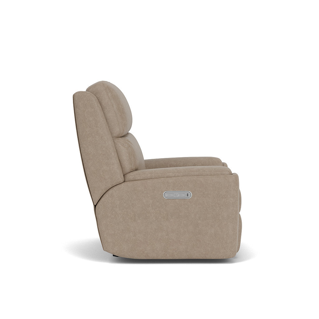 Flexsteel Rio Power Rocking Recliner with Power Headrest