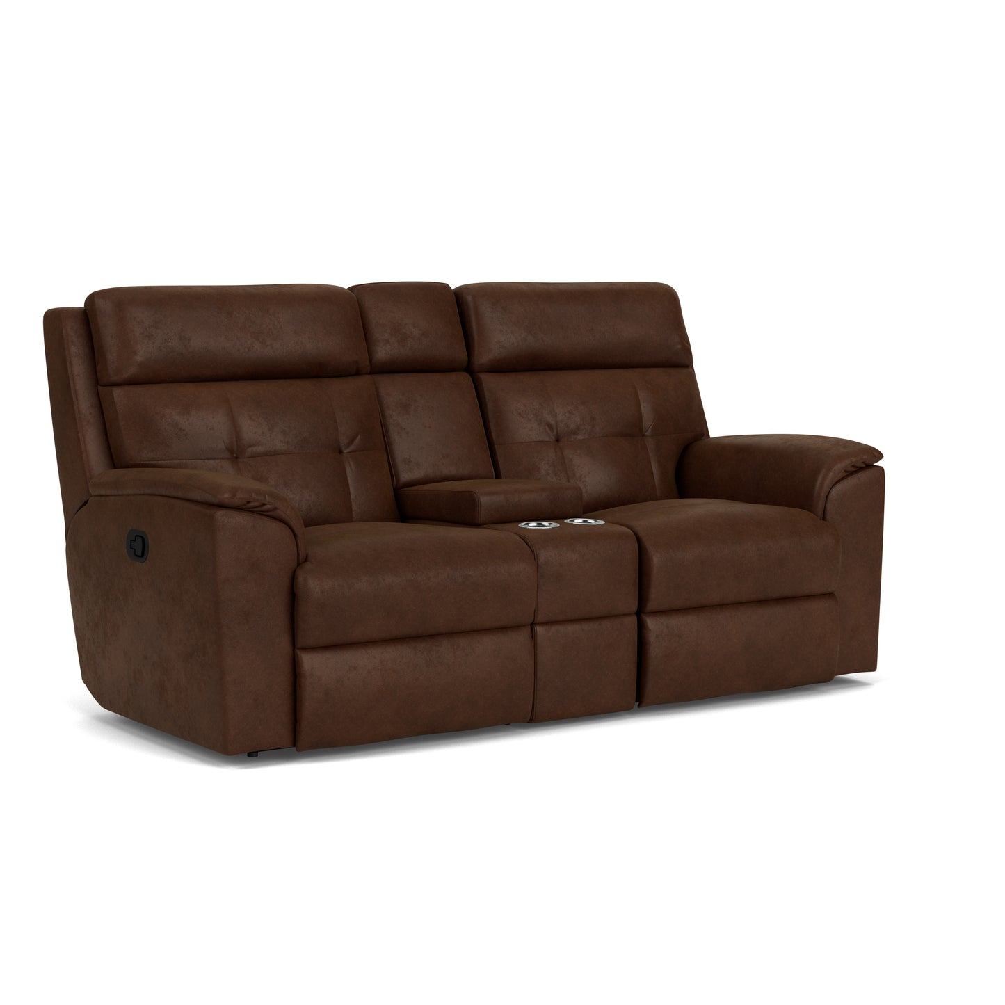 Flexsteel Mason Reclining Loveseat with Console