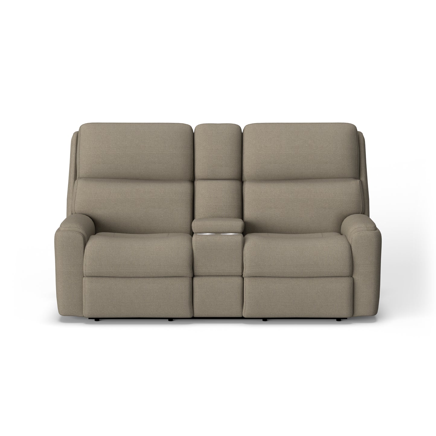 Flexsteel Rio Power Reclining Loveseat with Console