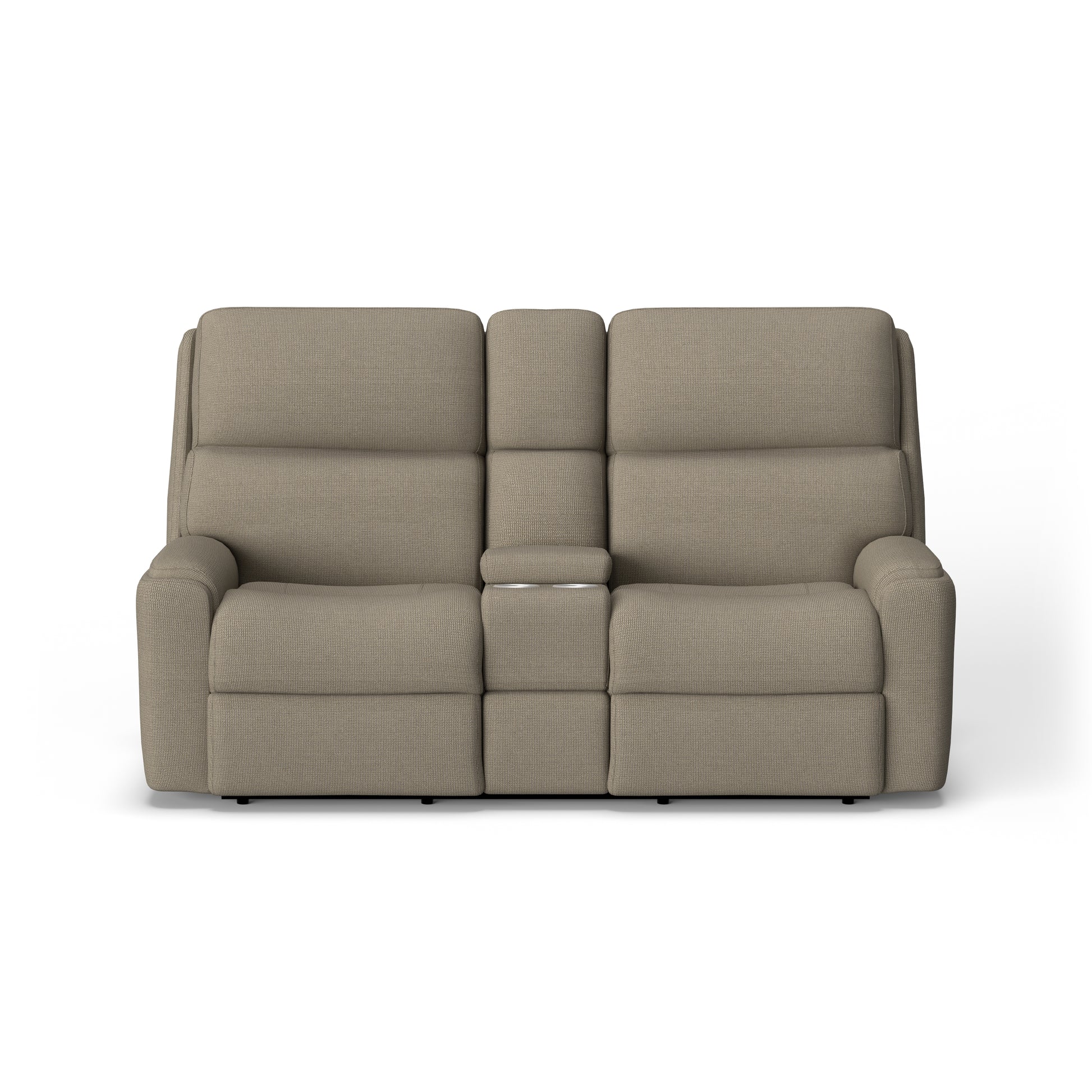 Flexsteel Rio Power Reclining Loveseat with Console