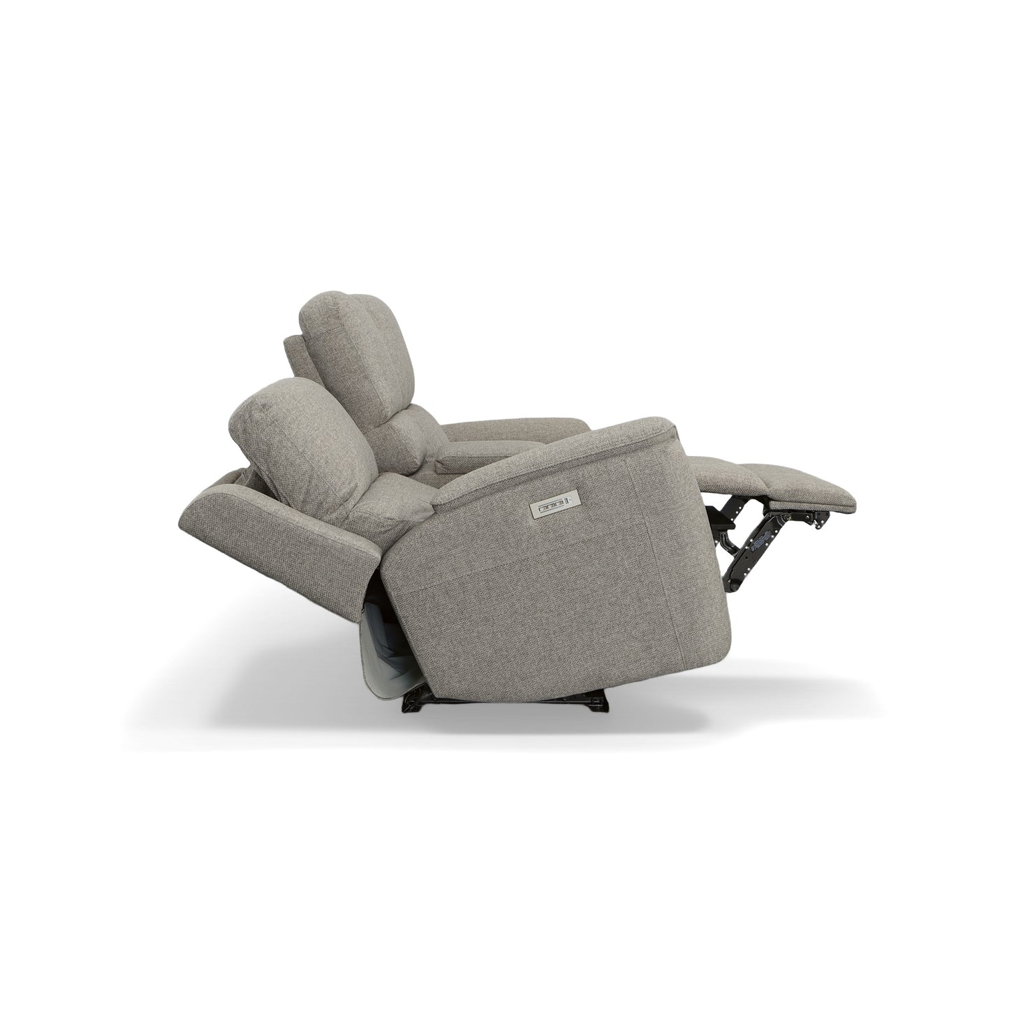 Flexsteel Henry Power Reclining Loveseat with Console & Power Headrests & Lumbar