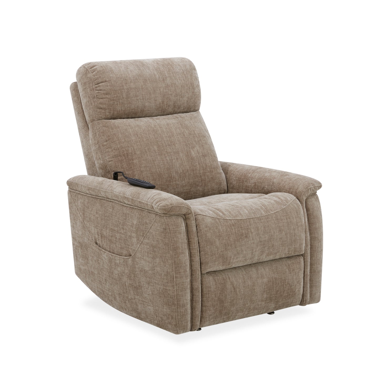 Flexsteel Luma Power Lift Recliner with Power Headrest, Lumbar, Heat & Massage