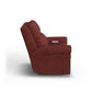 Flexsteel Bernard Power Reclining Loveseat with Power Headrest & Lumbar