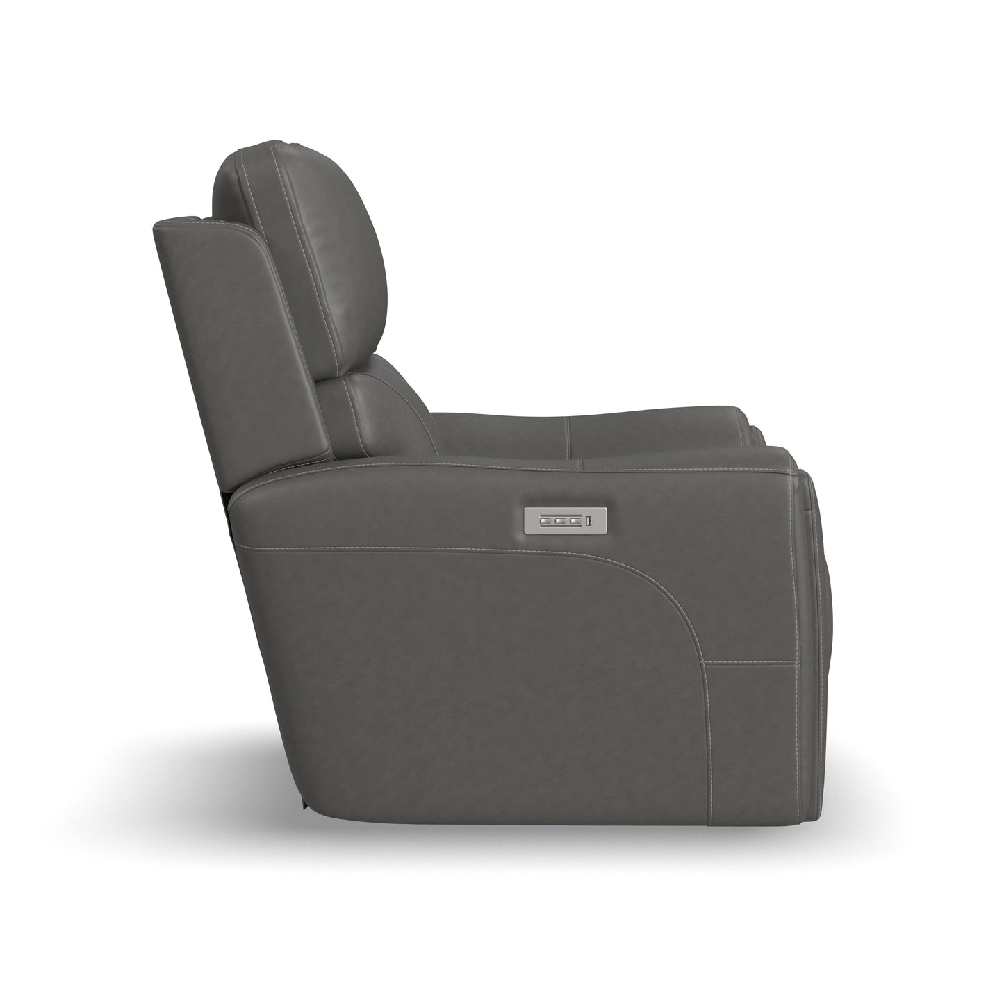 Flexsteel Carter Power Recliner with Power Headrest & Lumbar