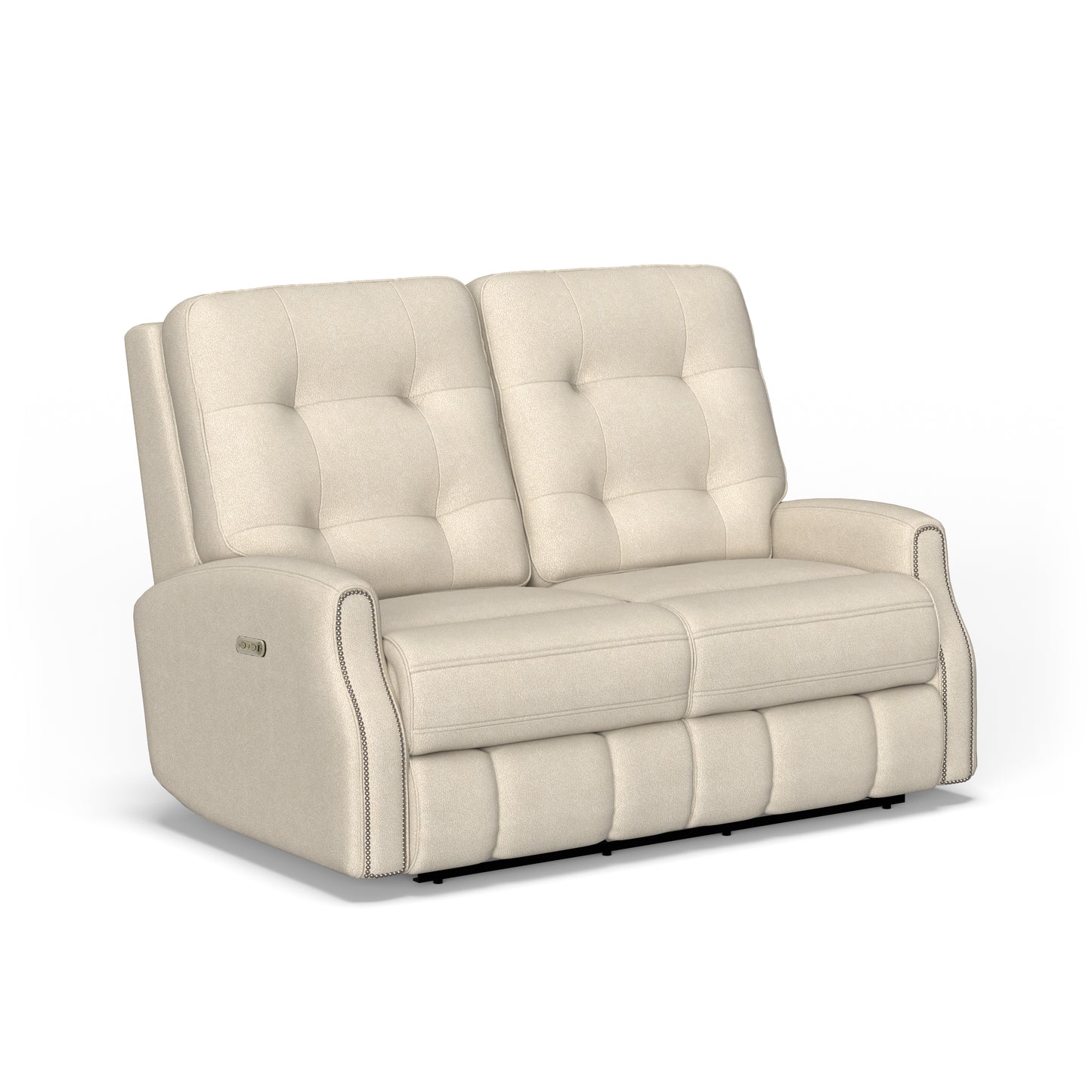 Flexsteel Devon Power Reclining Loveseat with Power Headrests