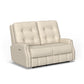 Flexsteel Devon Power Reclining Loveseat with Power Headrests
