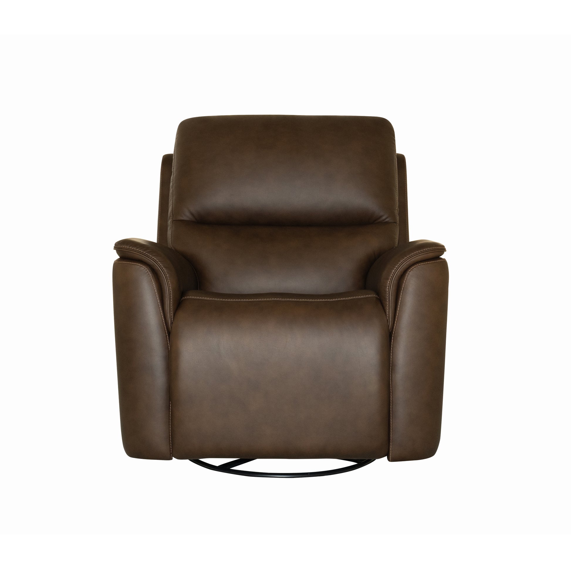 Flexsteel Henry Power Swivel Gliding Recliner with Power Headrest, Lumbar, Heat & Massage
