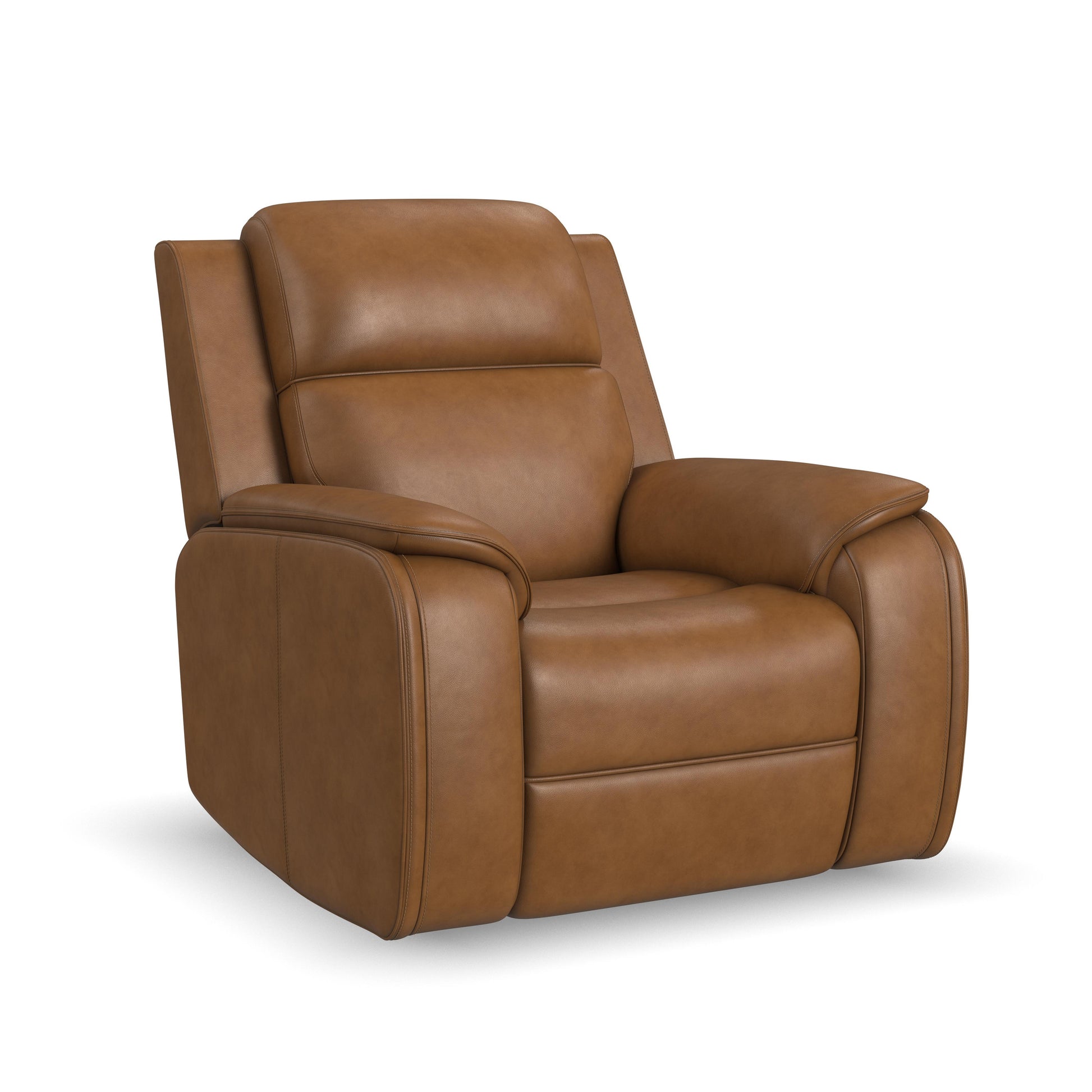 Flexsteel Ziggy Power Recliner with Power Headrest, Lumbar, Heat & Massage