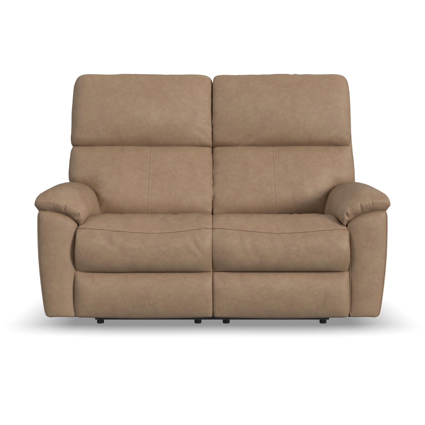 Flexsteel Porter Power Reclining Loveseat with Power Headrest & Lumbar