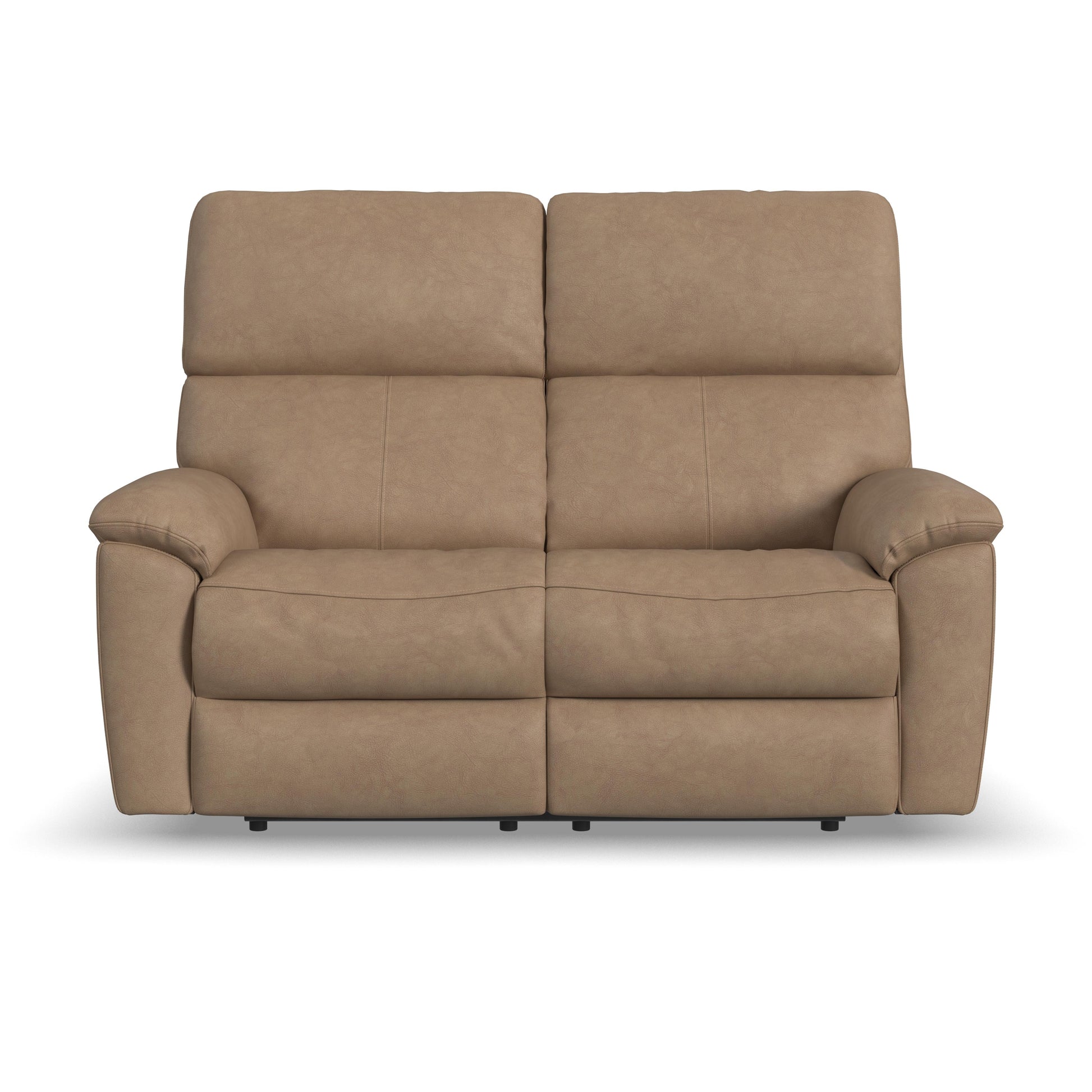 Flexsteel Porter Power Reclining Loveseat with Power Headrest & Lumbar