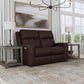 Flexsteel Score Power Reclining Loveseat with Power Headrests & Lumbar