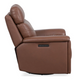 Refined Leather Swivel Gliding Recliner