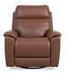 Refined Leather Swivel Gliding Recliner
