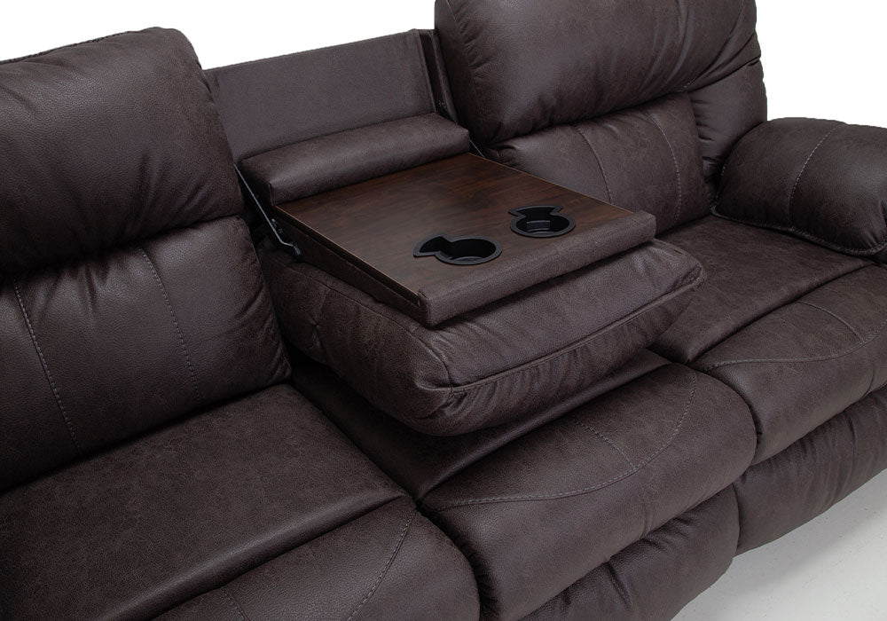 Henson Reclining Sofa w/ Drop Down Table