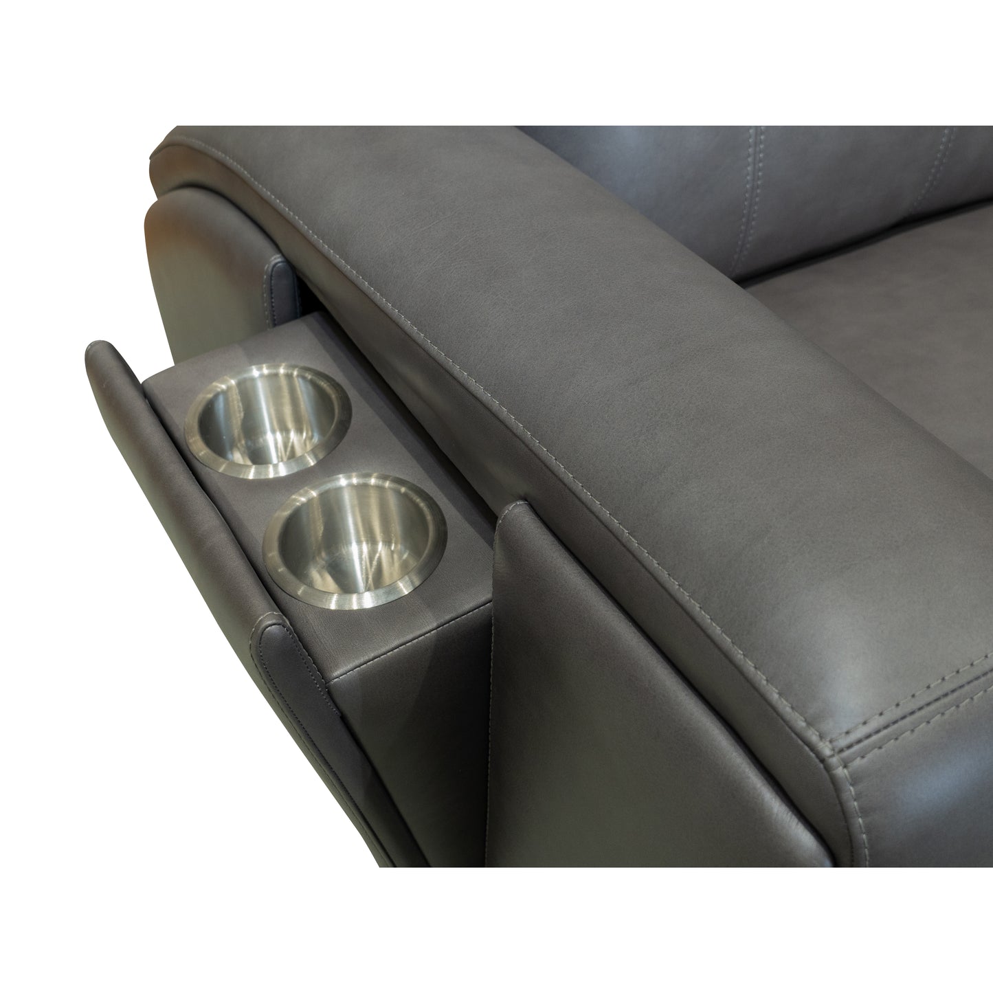 Flexsteel Wyatt Power Reclining Sofa with Power Headrests & Lumbar