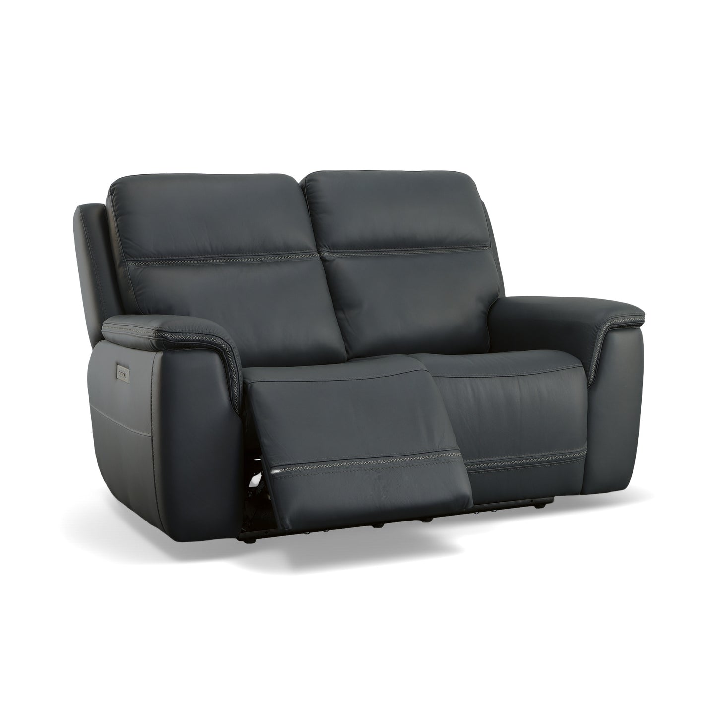 Flexsteel Sawyer Power Reclining Loveseat w/ Pwr Headrests, Lumbar