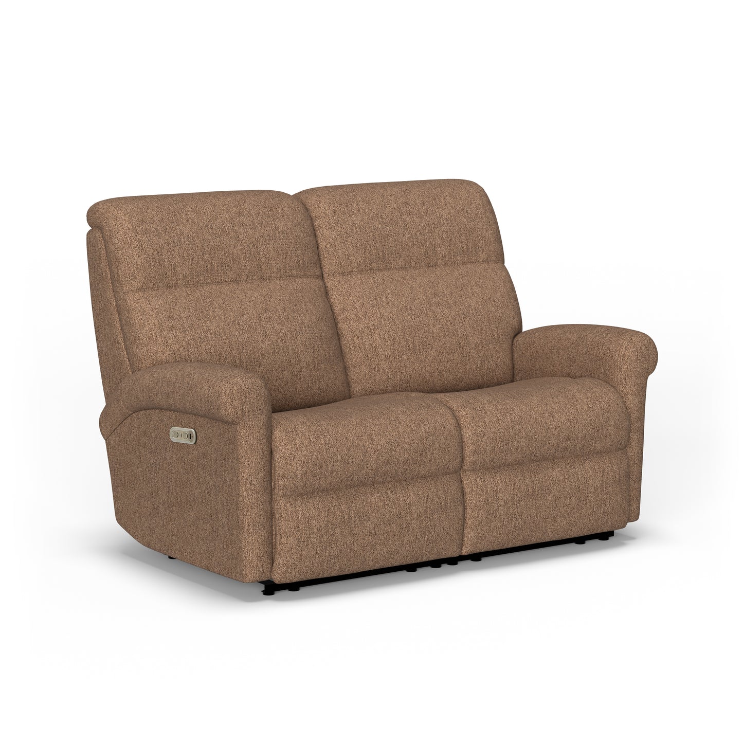 Flexsteel Davis Power Reclining Loveseat with Power Headrests