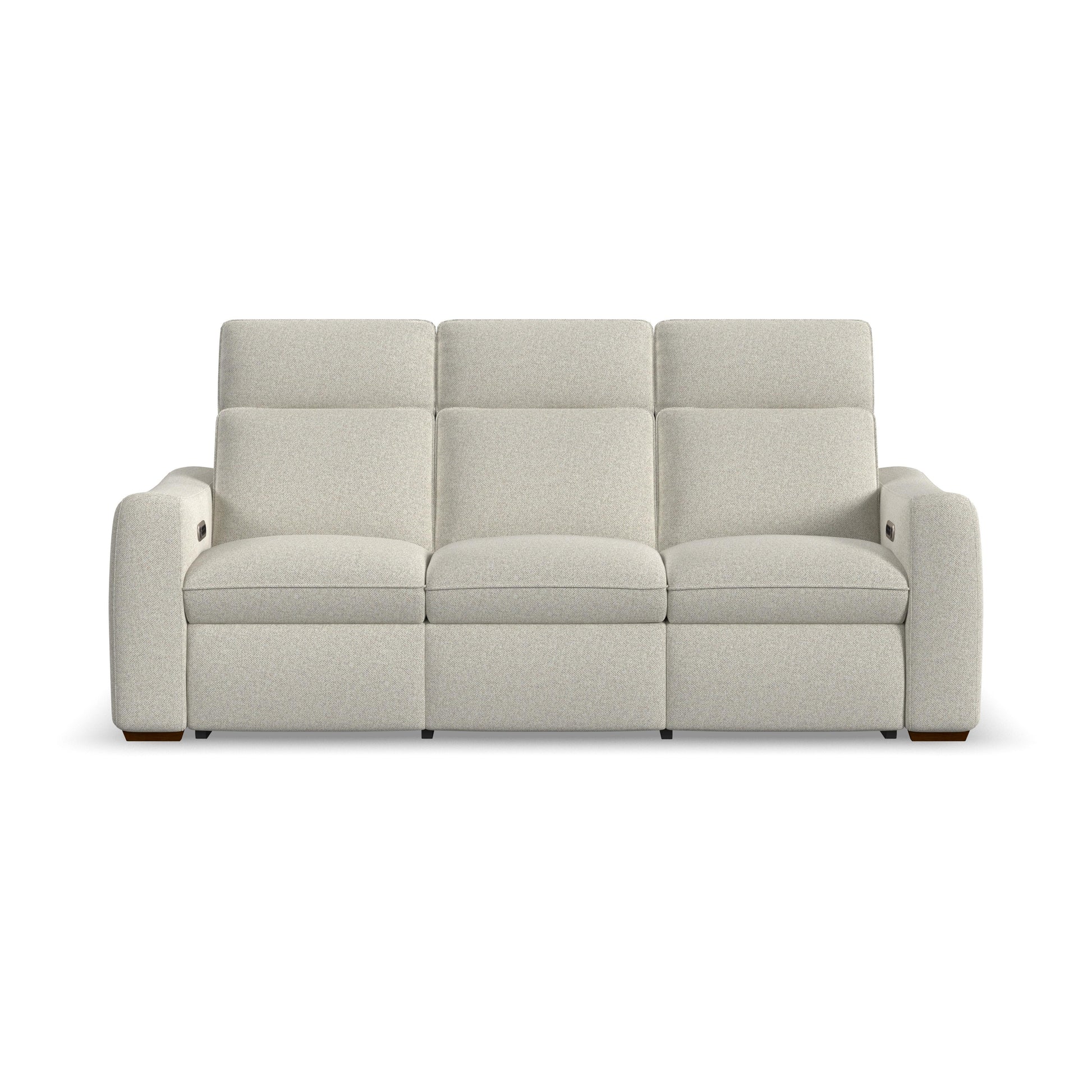 Flexsteel Ava Power Reclining Sofa with Power Headrest & Lumbar