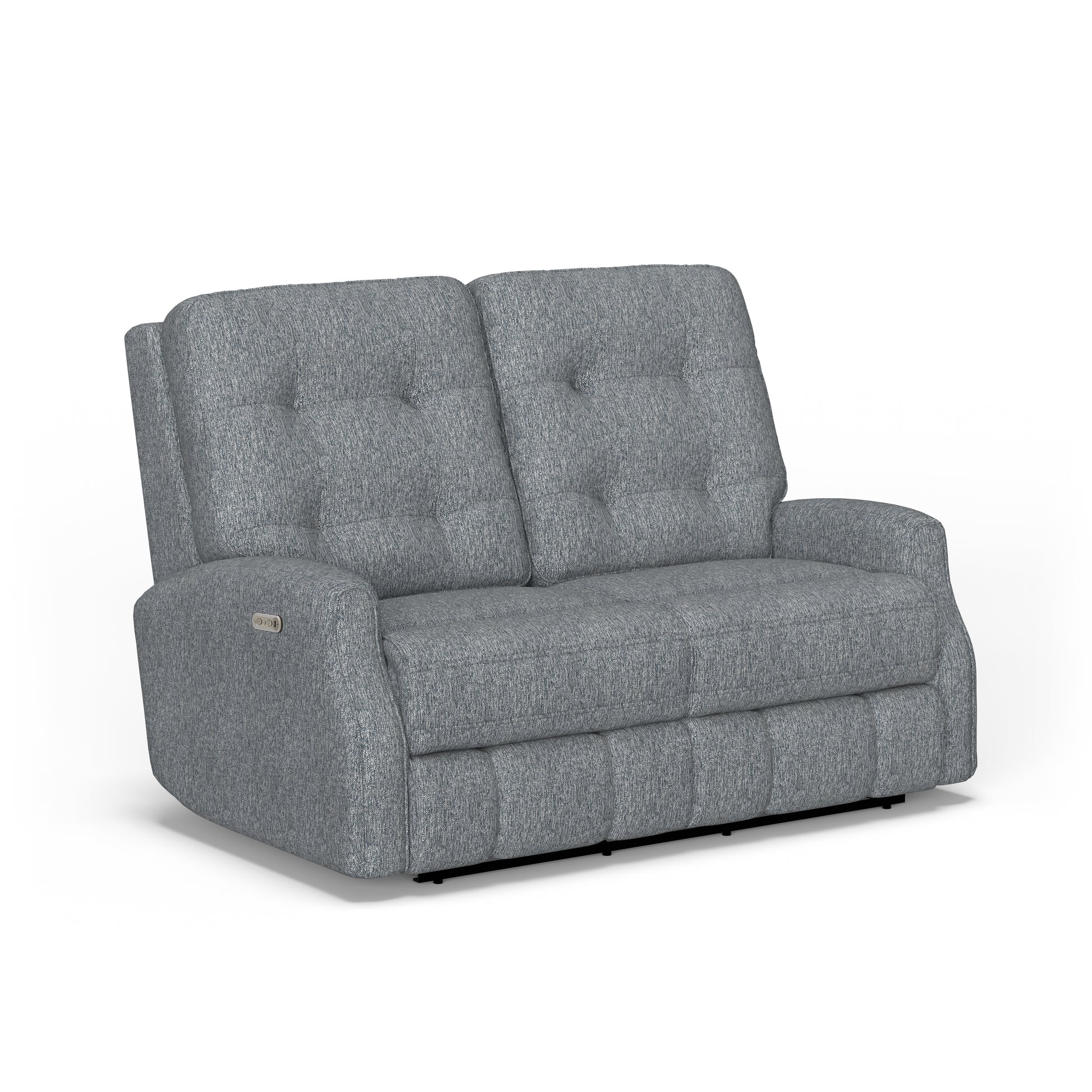 Flexsteel Devon Power Reclining Loveseat with Power Headrests