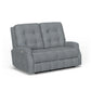 Flexsteel Devon Power Reclining Loveseat with Power Headrests