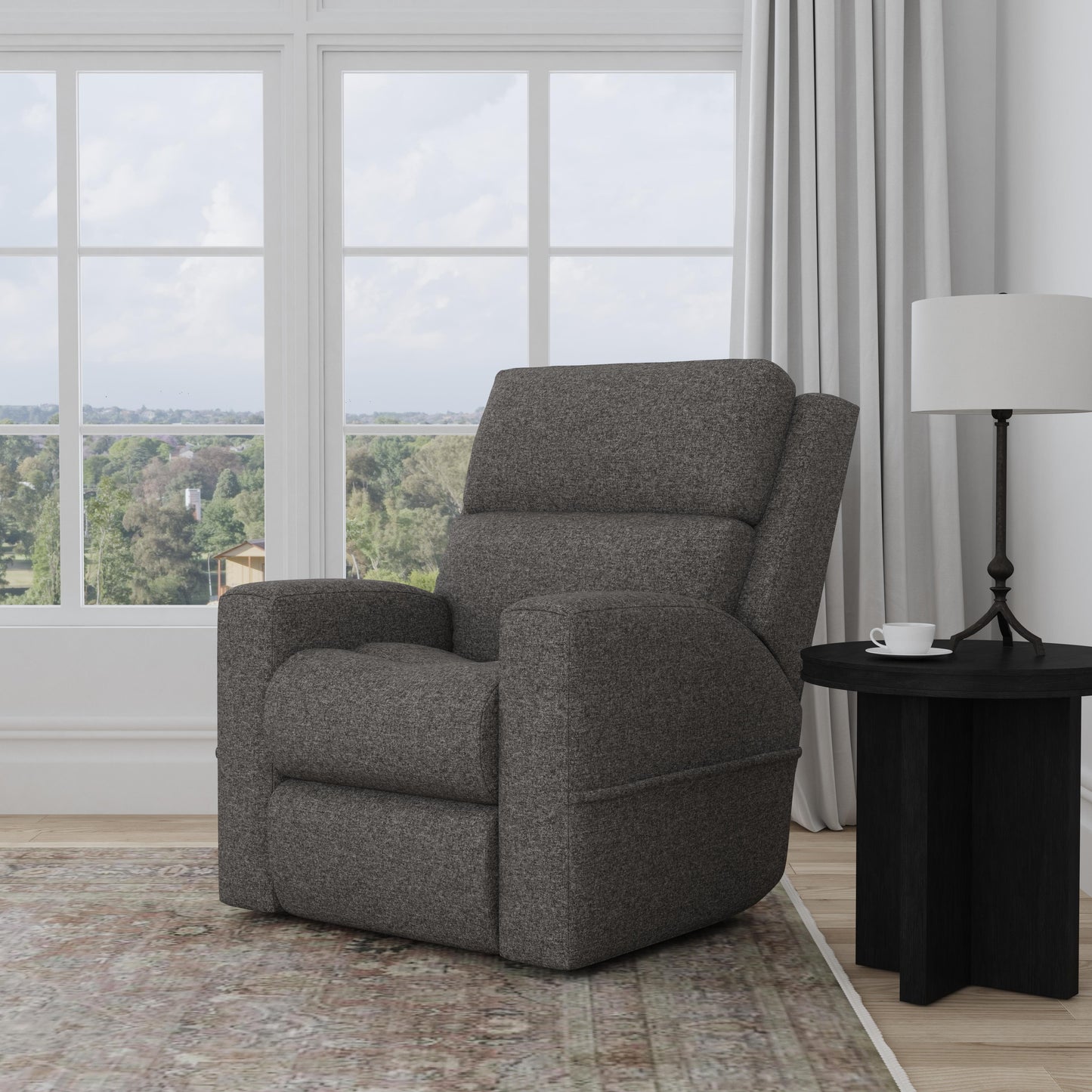 Flexsteel Score Power Lift Recliner with Power Headrest & Lumbar