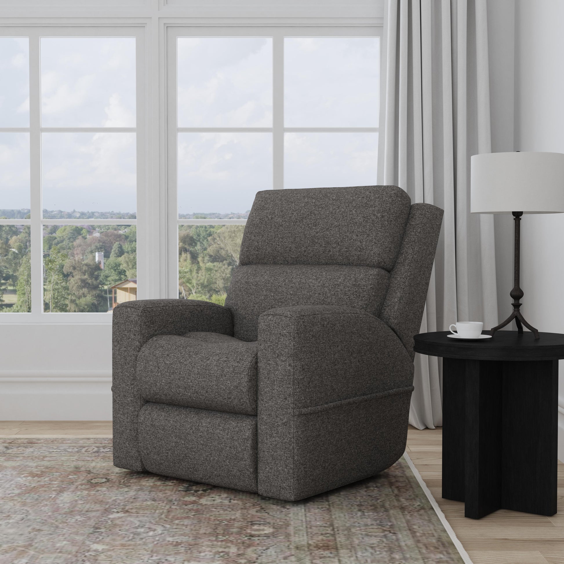 Flexsteel Score Power Lift Recliner with Power Headrest & Lumbar