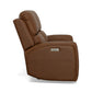 Flexsteel Linden Power Reclining Loveseat with Power Headrests & Lumbar