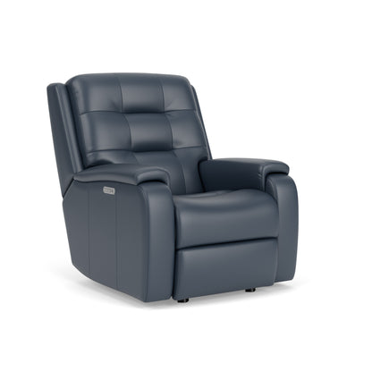 Flexsteel Arlo Power Rocking Recliner with Power Headrest & Lumbar