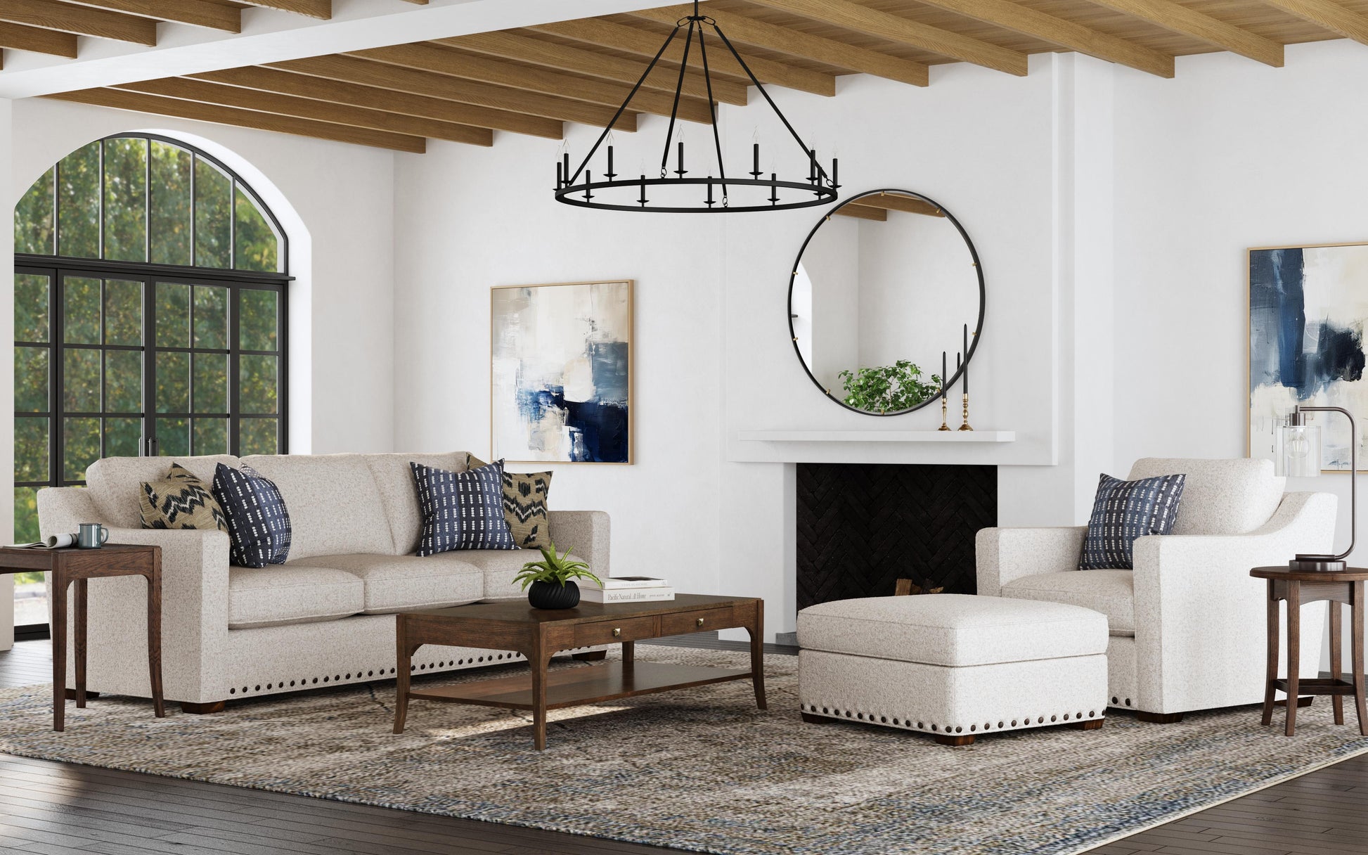 Flexsteel Milo Cocktail Ottoman