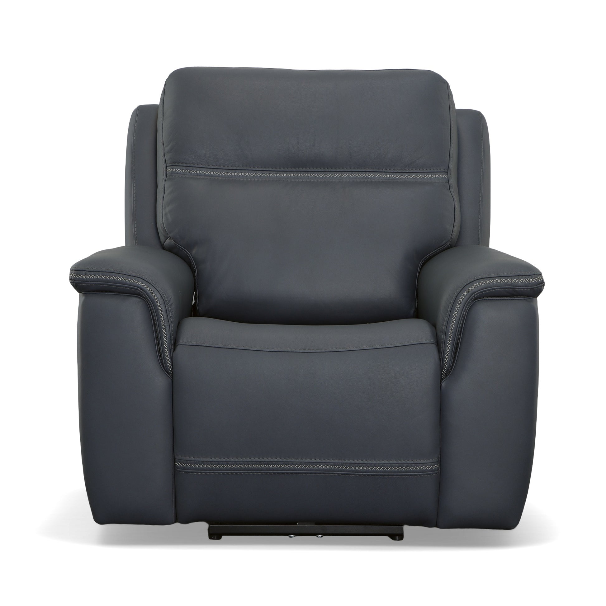 Flexsteel Sawyer Power Recliner with Power Headrest & Lumbar