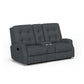 Flexsteel Devon Reclining Loveseat with Console