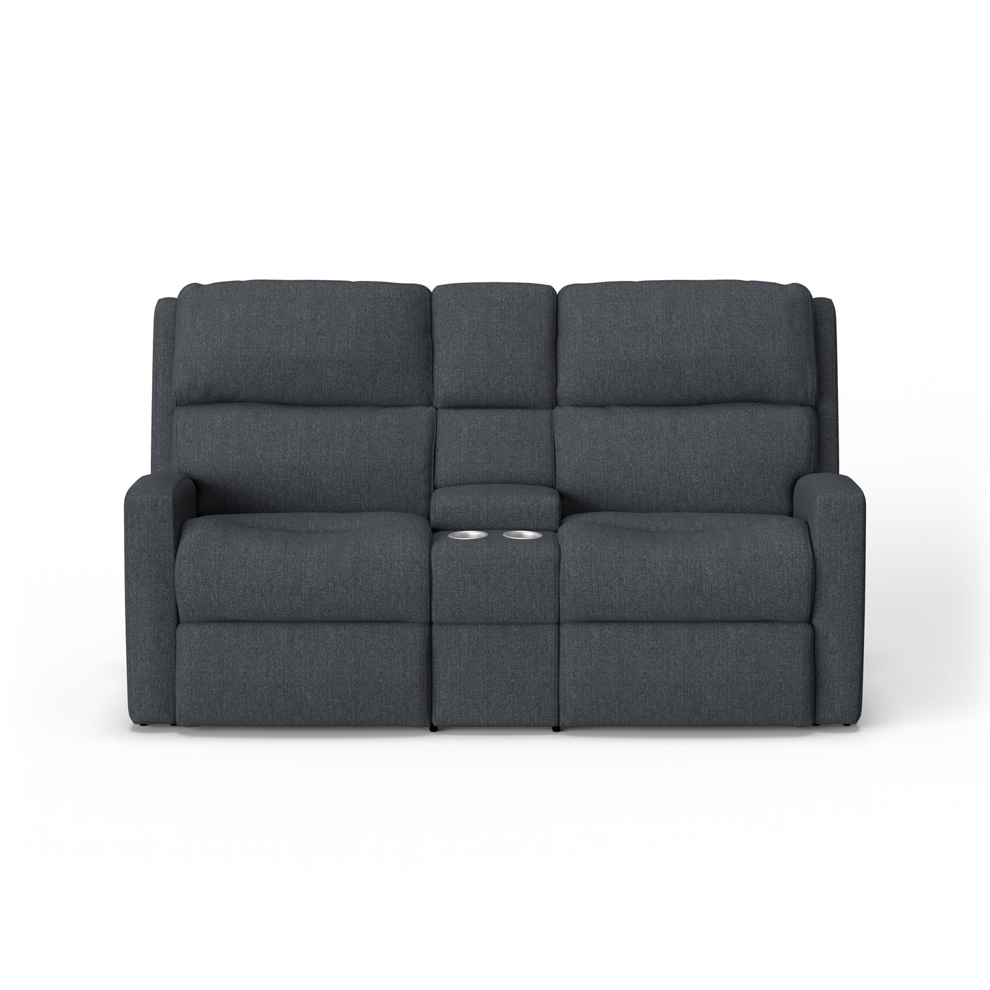 Flexsteel Catalina Power Reclining Loveseat with Console & Power Headrests