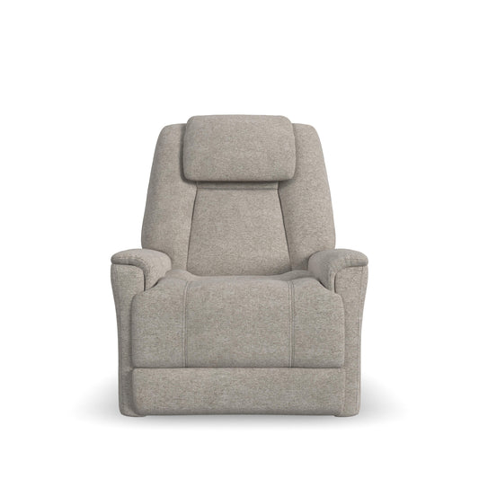 Flexsteel Zecliner Model 3+ Petite Power Sleep Chair with Power Headrest, Lumbar, Heat & Massage