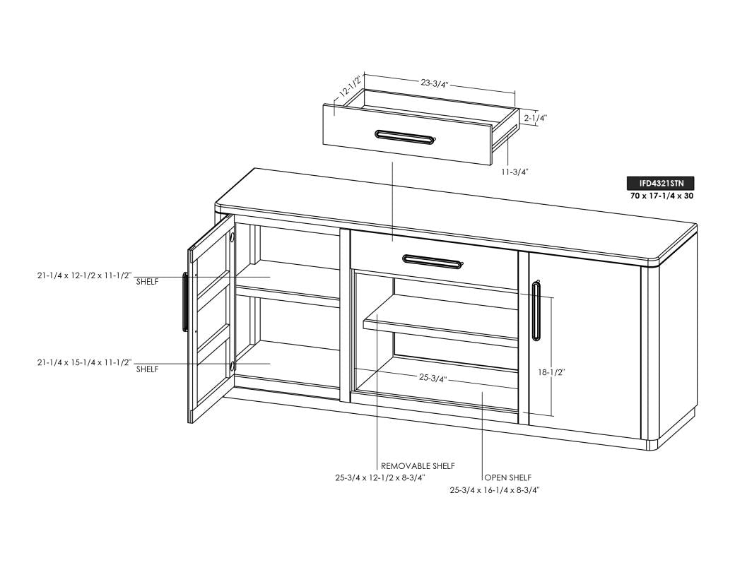 Balam Wall Unit with Fireplace