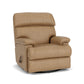 Geneva Leather Swivel Gliding Recliner - Tortilla