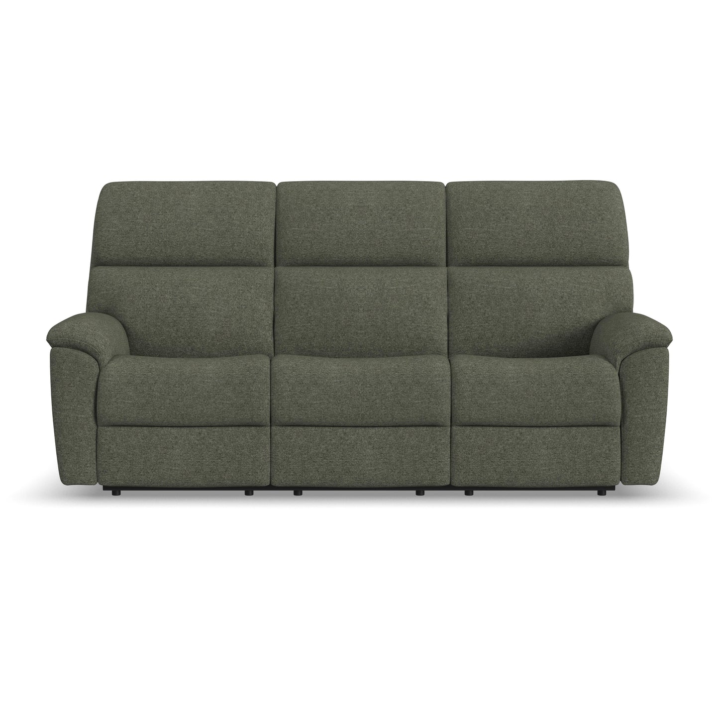 Flexsteel Porter Power Reclining Sofa with Console, Power Headrest, & Lumbar
