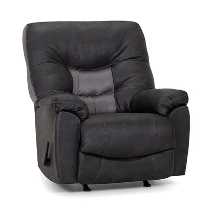Franklin Trilogy recliner in Commodore Charcoal