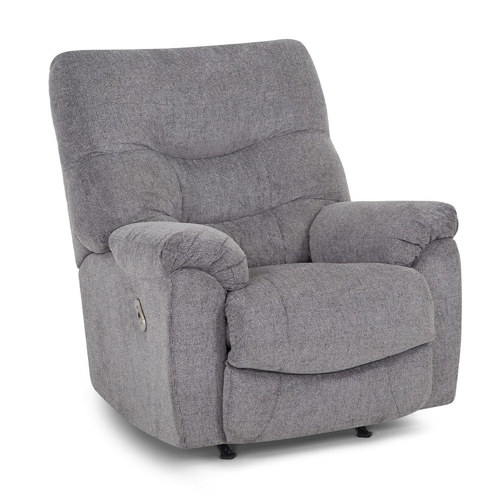 Franklin Trilogy recliner in Zuir Gravel